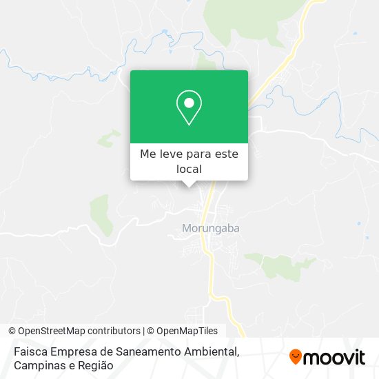 Faisca Empresa de Saneamento Ambiental mapa