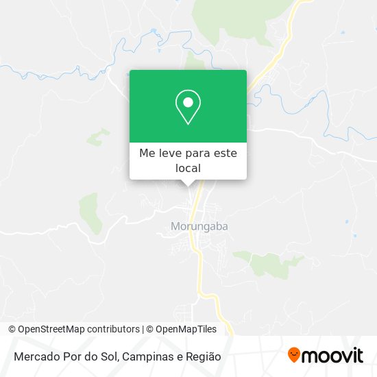Mercado Por do Sol mapa