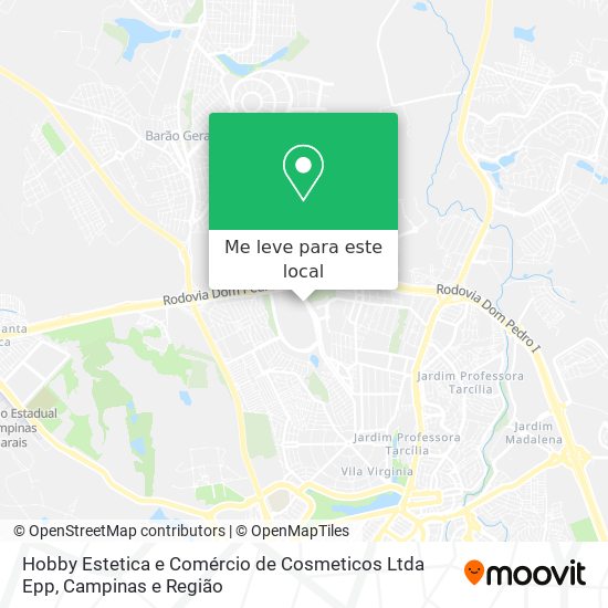Hobby Estetica e Comércio de Cosmeticos Ltda Epp mapa