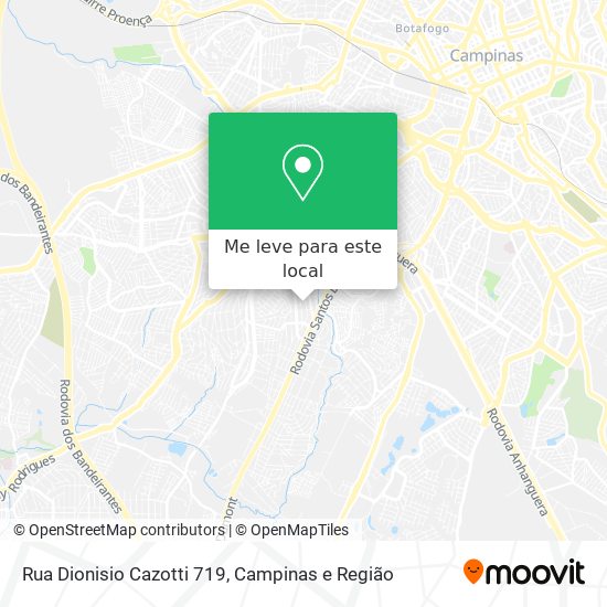 Rua Dionisio Cazotti 719 mapa