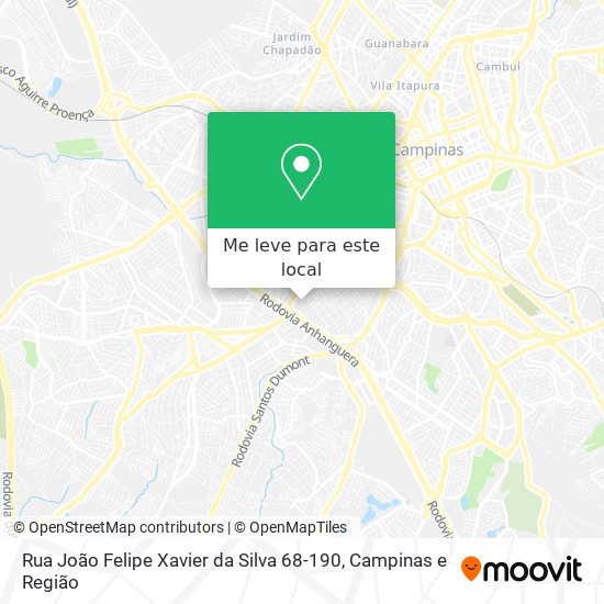 Rua João Felipe Xavier da Silva 68-190 mapa