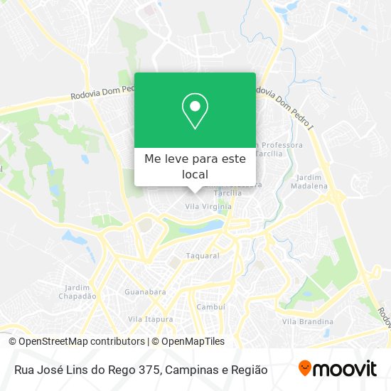 Rua José Lins do Rego 375 mapa
