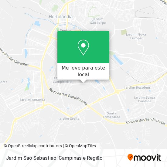 Jardim Sao Sebastiao mapa