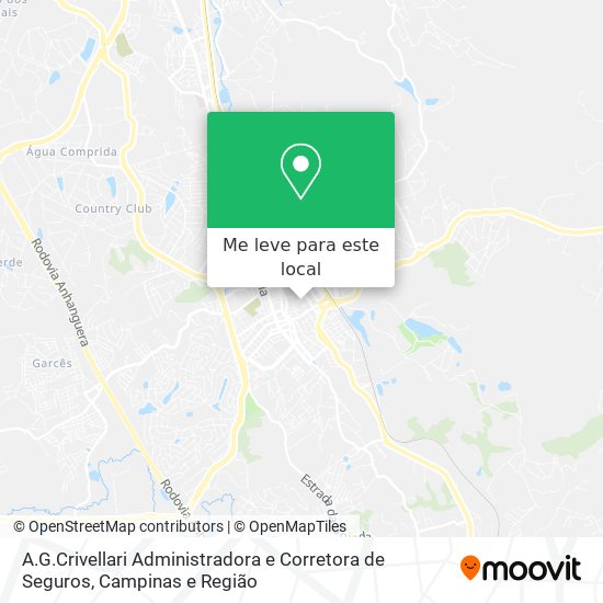 A.G.Crivellari Administradora e Corretora de Seguros mapa