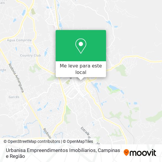 Urbanisa Empreendimentos Imobiliarios mapa