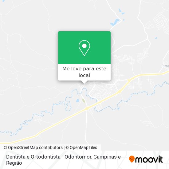 Dentista e Ortodontista - Odontomor mapa