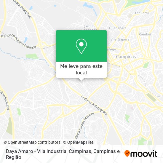 Daya Amaro - Vila Industrial Campinas mapa