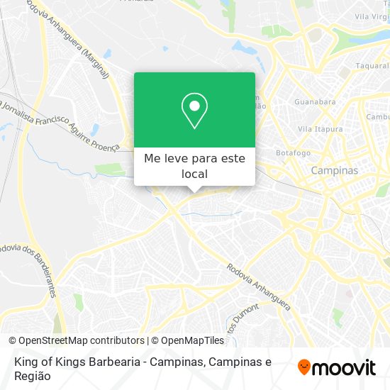 King of Kings Barbearia - Campinas mapa