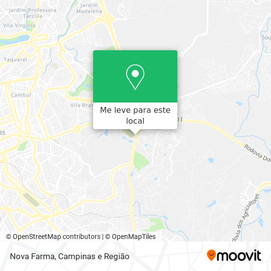 Nova Farma mapa