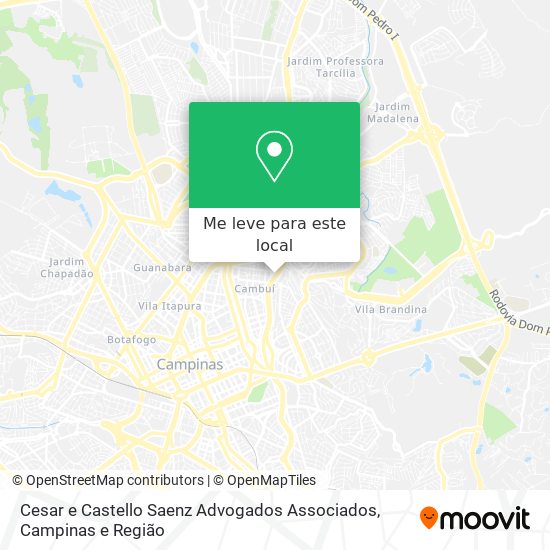 Cesar e Castello Saenz Advogados Associados mapa