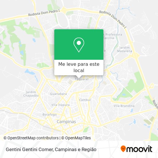 Gentini Gentini Comer mapa