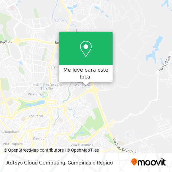 Adtsys Cloud Computing mapa