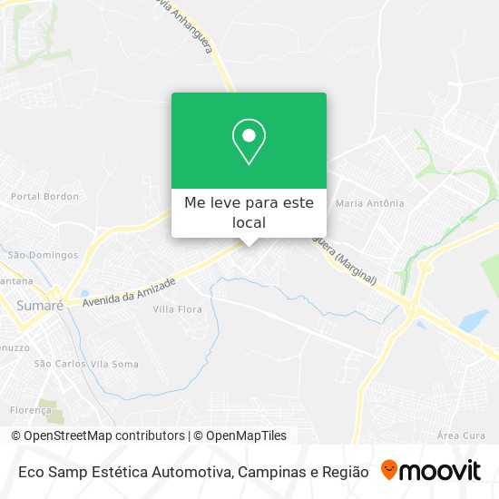 Eco Samp Estética Automotiva mapa