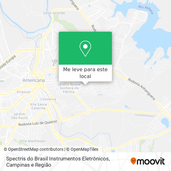 Spectris do Brasil Instrumentos Eletrônicos mapa