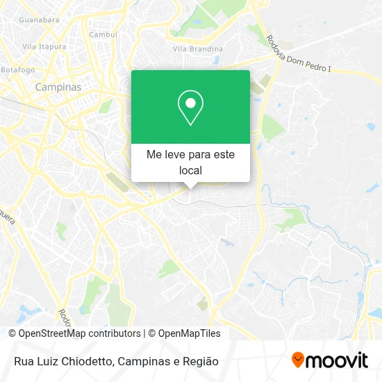 Rua Luiz Chiodetto mapa