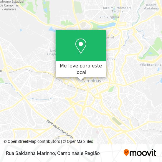 Rua Saldanha Marinho mapa