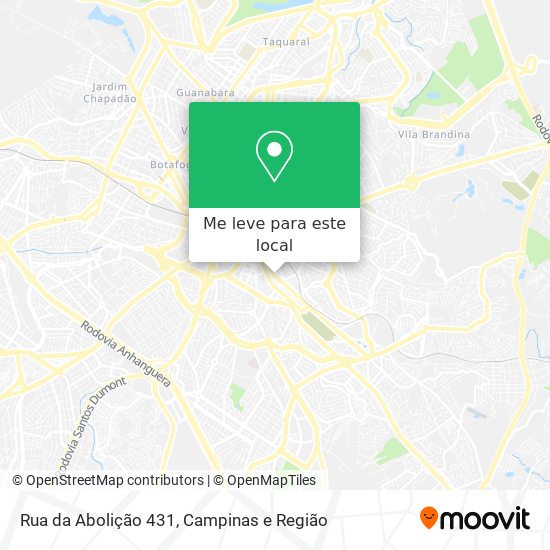 Rua da Abolição 431 mapa