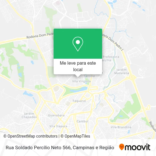 Rua Soldado Percílio Neto 566 mapa