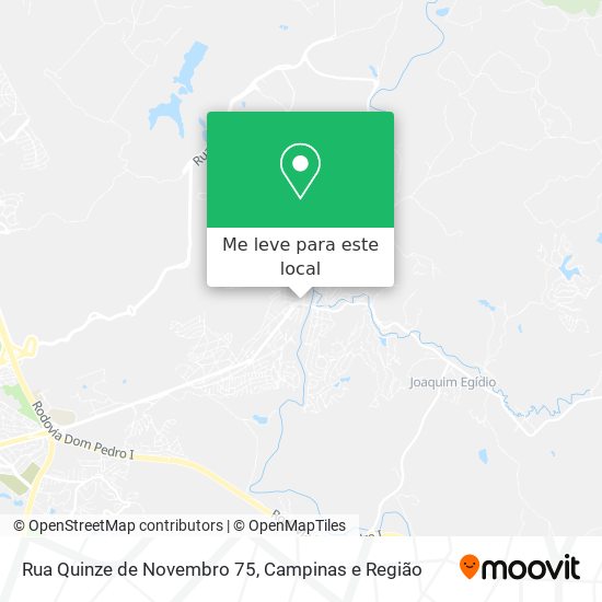 Rua Quinze de Novembro 75 mapa