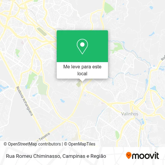 Rua Romeu Chiminasso mapa