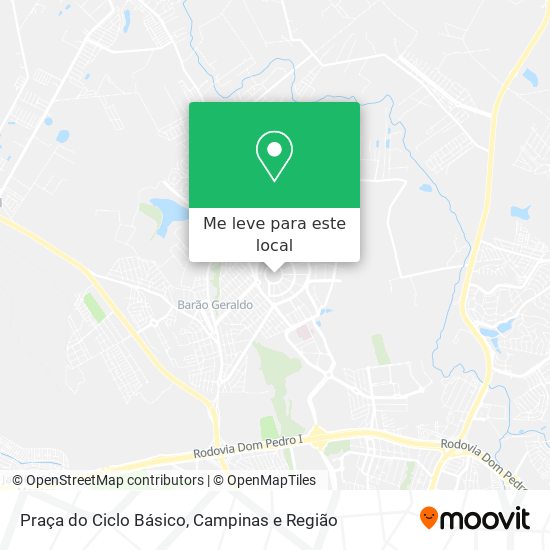 Praça do Ciclo Básico mapa