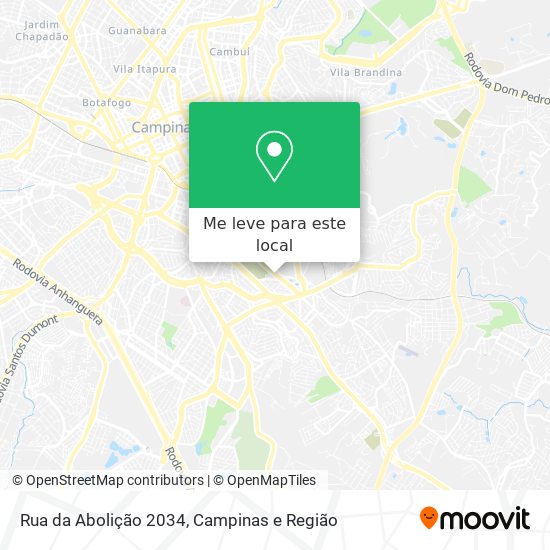 Rua da Abolição 2034 mapa