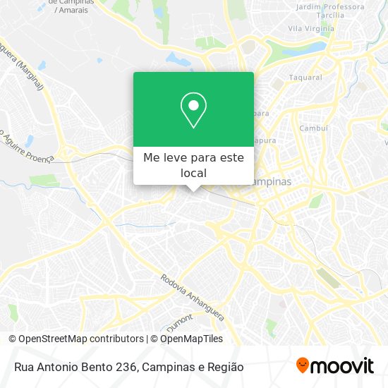 Rua Antonio Bento 236 mapa