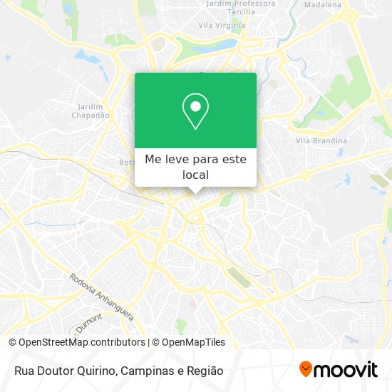 Rua Doutor Quirino mapa