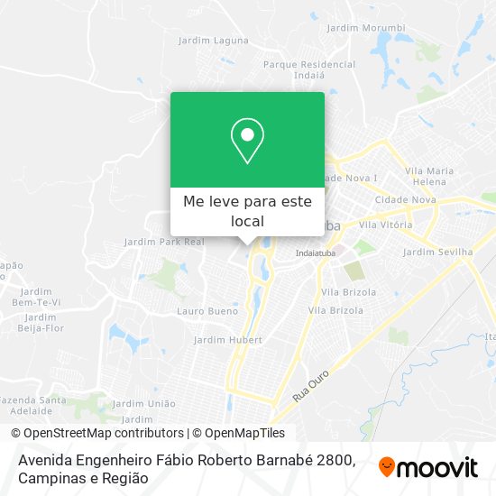 Avenida Engenheiro Fábio Roberto Barnabé 2800 mapa