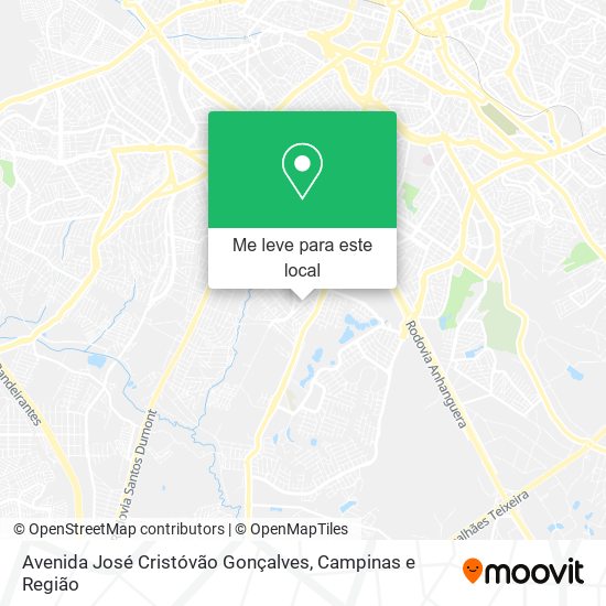 Avenida José Cristóvão Gonçalves mapa