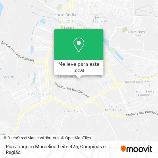 Rua Joaquim Marcelino Leite 425 mapa