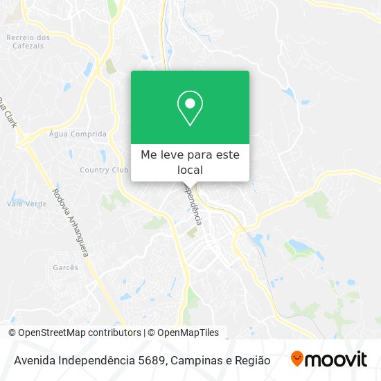 Avenida Independência 5689 mapa