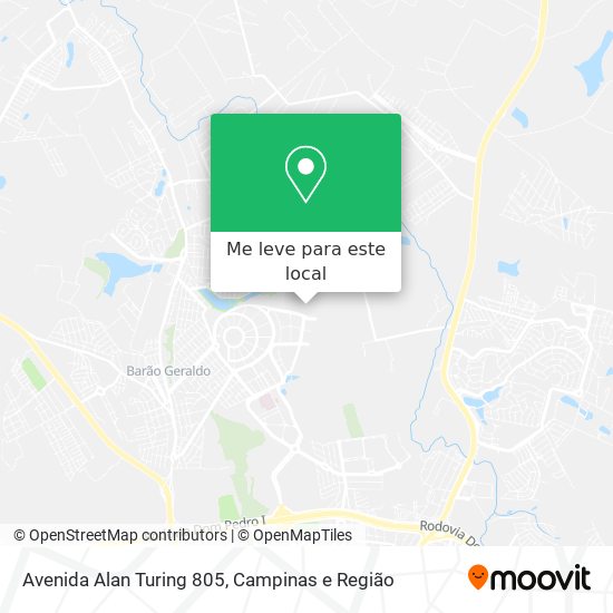 Avenida Alan Turing 805 mapa