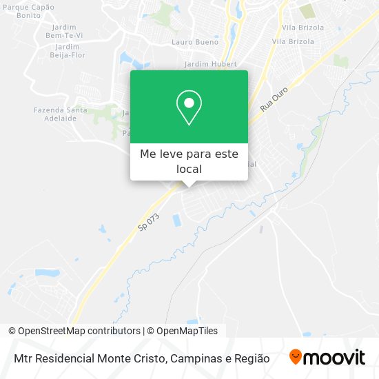 Mtr Residencial Monte Cristo mapa