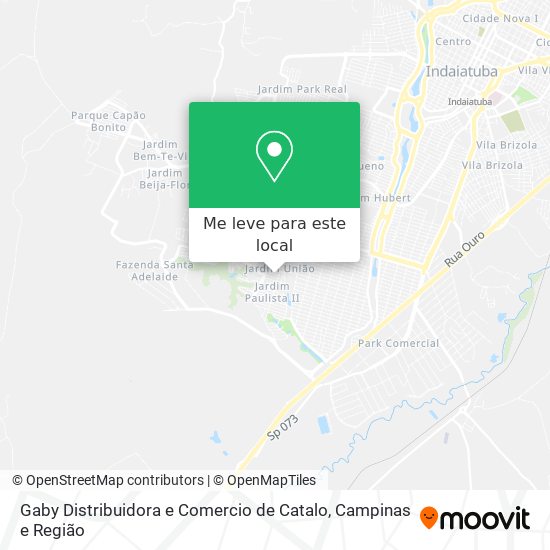 Gaby Distribuidora e Comercio de Catalo mapa