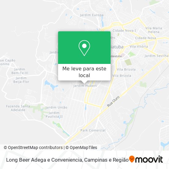 Long Beer Adega e Conveniencia mapa