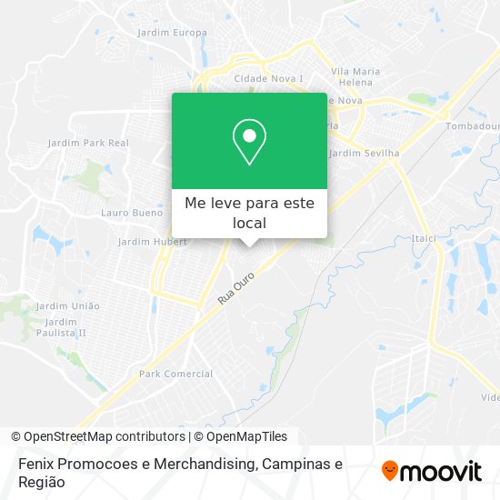 Fenix Promocoes e Merchandising mapa