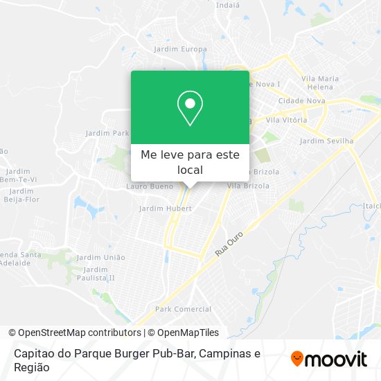 Capitao do Parque Burger Pub-Bar mapa