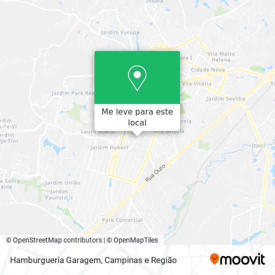 Hamburgueria Garagem mapa