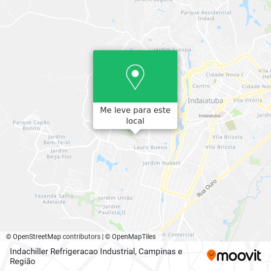 Indachiller Refrigeracao Industrial mapa