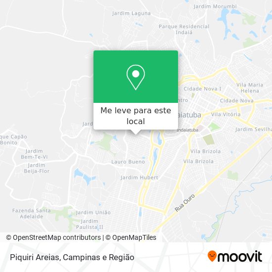 Piquiri Areias mapa