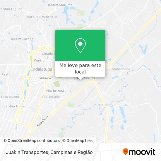 Juakin Transportes mapa