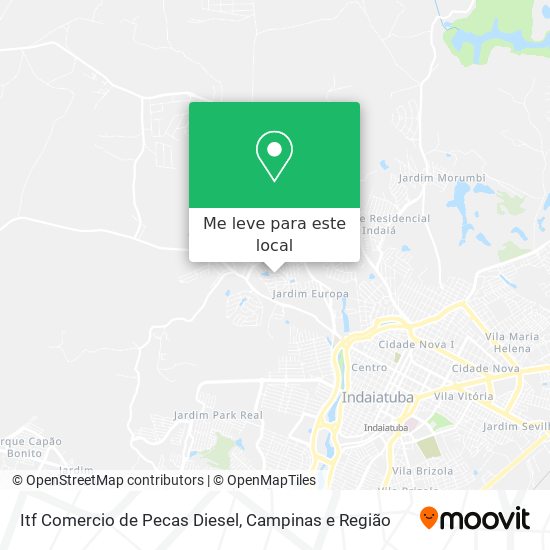 Itf Comercio de Pecas Diesel mapa