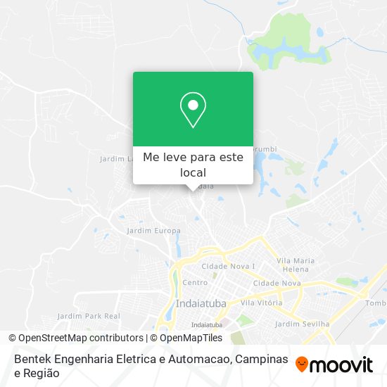 Bentek Engenharia Eletrica e Automacao mapa