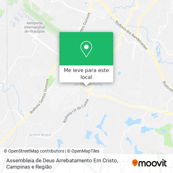 Assembleia de Deus Arrebatamento Em Cristo mapa