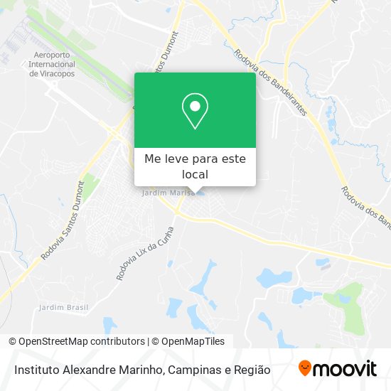Instituto Alexandre Marinho mapa