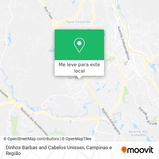 Dinhos Barbas and Cabelos Unissex mapa
