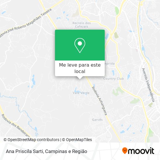 Ana Priscila Sarti mapa