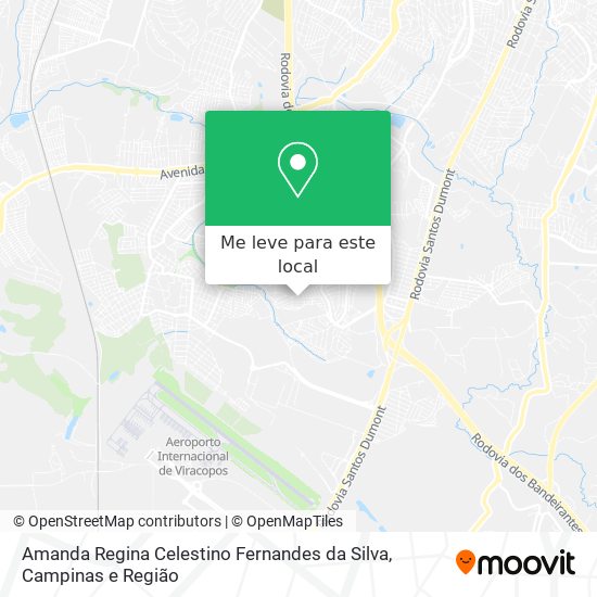 Amanda Regina Celestino Fernandes da Silva mapa