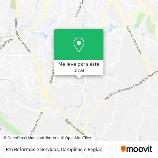 Rm Reformas e Servicos mapa